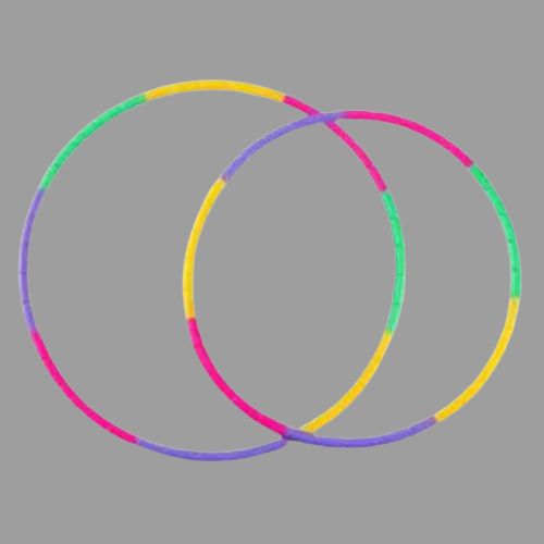 HULA HOOP RING FOR KIDS GIRLS BOYS FITNESS EXERCISE PLAYING ADJUSTABLE TWISTER RINGS