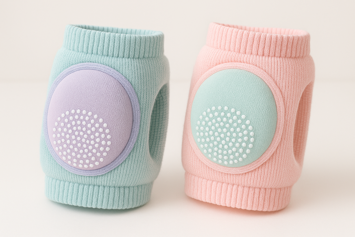 Ultimate Baby Knee Pads – 1 Pair Anti-Slip Soft & Breathable Crawling Protectors for Kids (Knee & Elbow Safety Pads)