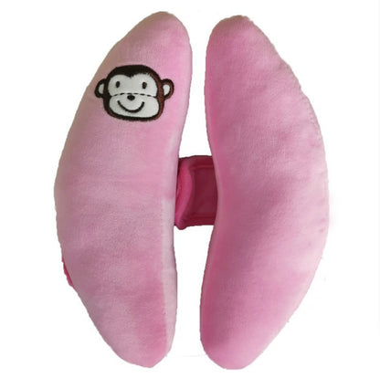 Baby head-shaped pillow, banana pillow