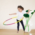 HULA HOOP RING FOR KIDS GIRLS BOYS FITNESS EXERCISE PLAYING ADJUSTABLE TWISTER RINGS
