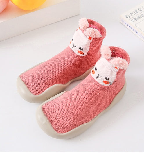 Happy Feet, Confident Steps.Home Non-Slip Soft Rubber Sole Baby Toddler Shoes