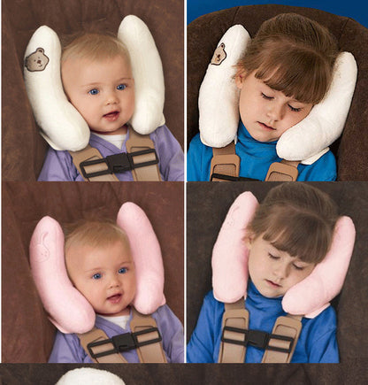 Baby head-shaped pillow, banana pillow