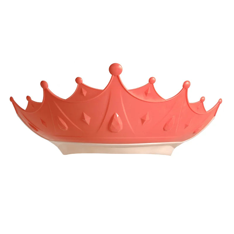 Baby Shower Cap Waterproof Shampoo Hat for Children Shower Toddler Protect Ears Eyes Girl Boy Adjustable Silicone Bathing Crown