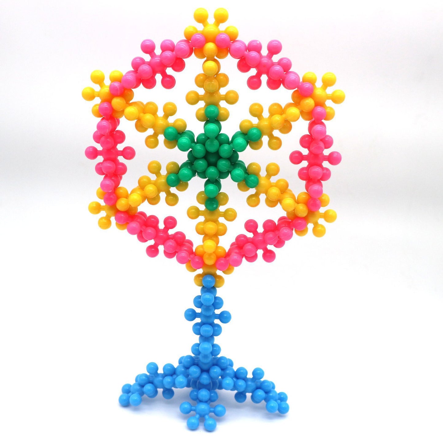 Creative DIY Building Blocks 3D Plum Blossom Children's Toys