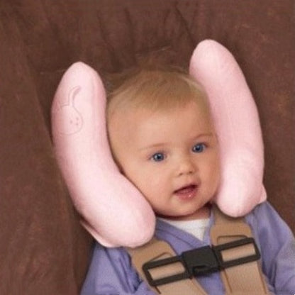 Baby head-shaped pillow, banana pillow