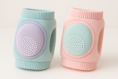 Ultimate Baby Knee Pads – 1 Pair Anti-Slip Soft & Breathable Crawling Protectors for Kids (Knee & Elbow Safety Pads)